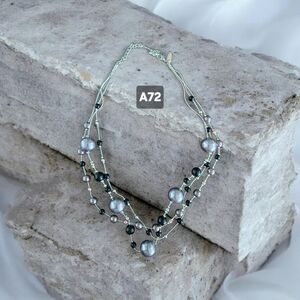 Elegant Multi-Strand Beaded Necklace